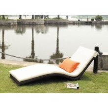 Salão do Rattan cadeira Chaise moderna ao ar livre